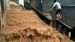 Severe Weather  Heavy Rainfall and Scary Streets Floods in the Edinburgh UK [upl. by Aikemahs]