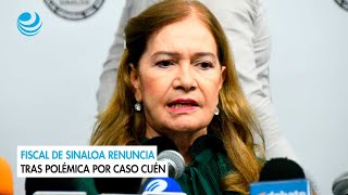 Fiscal de Sinaloa renuncia tras polémica por caso Cuén [upl. by Pfaff]