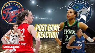 PostGame Fever vs Lynx caitlinclark wnba [upl. by Loise]