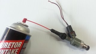 Fuel injector cleaning without expensive tools [upl. by Nnylyaj]