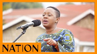 Sabina Chege CS Linturi is not responsible for fake fertiliser scam [upl. by Arratal568]