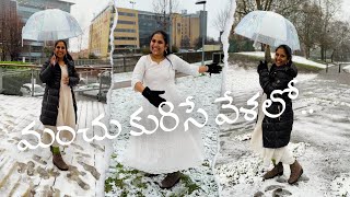 Snowfall❄️ Its Snow time❄️మంచు కురిసే వేళలో❄️ It’s snowing  రోజా movie పరువం వానగా Instrumental [upl. by Lucy707]