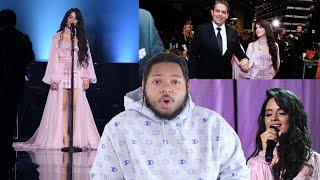 CAMILA CABELLO x LIVE AT THE 2020 GRAMMYS quotFIRST MANquot  REACTION [upl. by Sedgewinn]