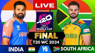 🔴 Live India vs South Africa T20 World Cup Final Match Score  Live Cricket Match Today IND vs SA [upl. by Notsnhoj]