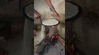 Bache huwe chawal ka Roti 😋 recipe minivlog shorts [upl. by Dnaloy]