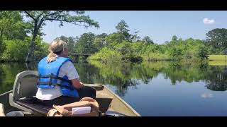 FWS photographer with Suwannee Riverkeeper WWALS jon boat and outboard  Fargo Ramp 20240425 [upl. by Nitsej]