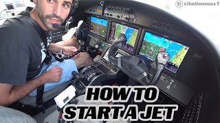 How To Start a Jet 🛩 CitationMax [upl. by Kwasi349]