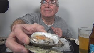 ASMR Eating Raw Oysters [upl. by Sel]