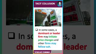 Tacit Collusion  60 Second Economics  ALevel amp IB [upl. by Nahk451]