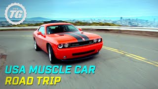 USA Muscle Car Road Trip  Part 1 Drag Racing in Reno  Top Gear  BBC [upl. by Eastman]