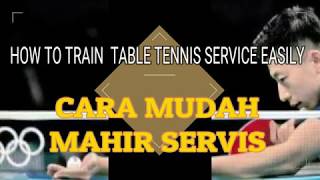 Table Tennis Service Technique  Cara Servis Tenis Meja Mematikan [upl. by Beaufert]