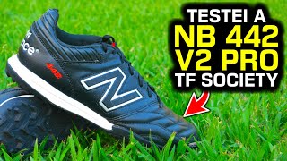 Uma das MELHORES chuteiras CLÁSSICAS  Teste chuteira society New Balance 442 V2 Pro TF [upl. by Rondon]