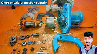 Cutter machine repair kaise karen  marble cutter machine repair  how to repair cm4 cutter machine [upl. by Eillod853]