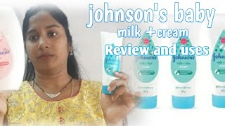 Johnsons Johnsons baby cream uses and review in telugu [upl. by Garold]