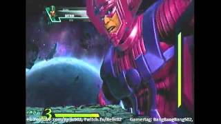 Ultimate Marvel vs Capcom 3 Galactus Arcade Mode [upl. by Whitson238]