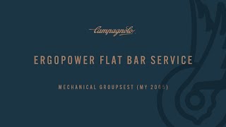 COMPLETE REVISION OF ERGOPOWER FLAT BAR CAMPAGNOLO 20062009 [upl. by Ailic]