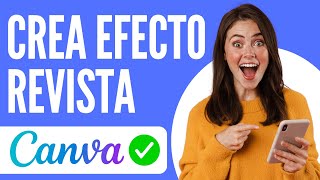 Como hacer EFECTO LIBRO en Canva FACIL Y RAPIDO [upl. by Ydda]