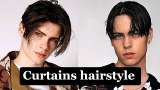 How to Style a CURTAINS Hairstyle [upl. by Tima997]