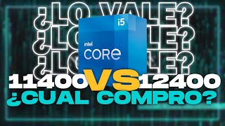 i5 12400 vs i5 11400 ¿CUAL COMPRAR  i5 11400  RX 6500XT PRUEBAS [upl. by Anesor]