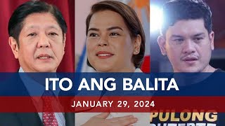 UNTV Ito Ang Balita  January 29 2024 [upl. by Cykana]