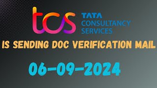 TCS is sending Document verification mails  4 Hrs deadline to grab the oppurtunity [upl. by Jeggar]