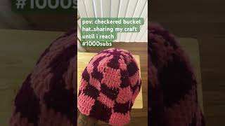 crochetbeginners hatcrocheting crochet crochetbuckethat crochetstitch [upl. by Aillemac]