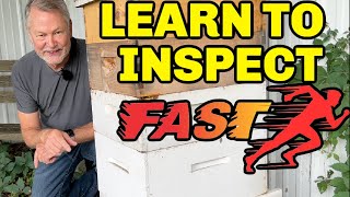 Beekeeping How To Learn To Inspect Your Hive Fast [upl. by Ienttirb]