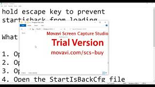 Hold escape key to prevent StartIsBack from loading How to fix [upl. by Astraea]