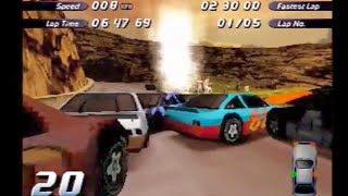 Destruction Derby 2 all cars DNF デストラクションダービー2 全車破壊 Ultimate Destruction SpeedWay編 [upl. by Yemane]