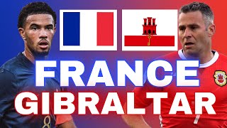 🔴🇫🇷🇬🇮FRANCE  GIBRALTAR 🔥ALLEZ LES BLEUS  🚨QUALIFICATION EURO 2024 LIVE TALK [upl. by Timon]