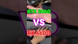 RTX 2060 vs RX 6600 ¿cuál es mejor pcgamer nvidia amd gpu nvidia [upl. by Sil]