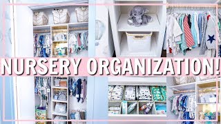 NURSERY ORGANIZATION IDEAS amp HACKS  Alexandra Beuter [upl. by Aicnetroh613]