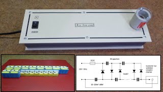 DIY AIR IONIZER with a simple voltage muiltiplier 220V INPUT 7800V OUTPUT [upl. by Dawaj495]