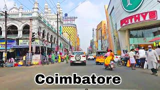 Coimbatore Oppanakara Street Travel Video  Tamilnadu  India MG Travel [upl. by Boeschen66]