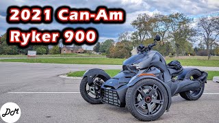 2021 CanAm Ryker 900 ACE – DM Test Drive  Review [upl. by Atteyram]