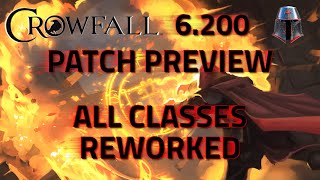 Crowfall 6200 Patch Preview  State of the Game  All Classes Reworked [upl. by Wildon]