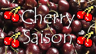 Larrys Berries Cherry Saison Recipe amp Live Stream Brew Day Followup [upl. by Dalila936]