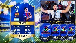 97 TOTS SUAREZ IN A PACK 96 TOTS AS WELL FIFA 17 [upl. by Erminna92]