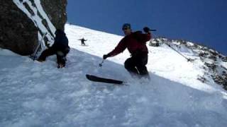 Tuckermans Ravine CrashFace First Slide [upl. by Irec]