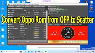 Convert Oppo Rom from OFP to Scatter flashing with SP Flash Tool [upl. by Nagaet599]