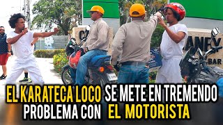 EL KARATECA LOCO SE ENFRENTA A MOTORISTA EN PUNTA CANA [upl. by Pierro980]