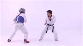 Taekwondo poomse application [upl. by Hafler]