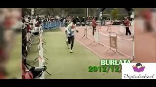 Kenyan runner Abel Kiprop Mutai and Spanish runner Ivan Fernandez Anaya show of great Sportsmanship [upl. by Odine226]