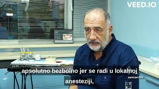 Dr Branislav Čukić implantolog i oralni hirurg –Bezbolnost ugradnje zubnih implantata Oral B Čukić [upl. by Killoran]