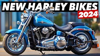 7 New Harley Davidson Motorcycles For 2024 [upl. by Emmit159]