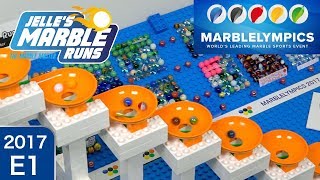 Marble Race Marble League 2017 E1 Funnel Race  OPENING CEREMONY [upl. by Selestina557]