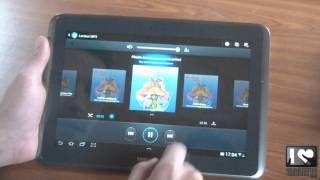 Test tablette tactile Android Samsung Galaxy Note 101  multimédia [upl. by Quar]