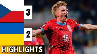 Czechia vs Ukraine 32 EXTENDED HIGHLIGHTS  UEFA Nations League [upl. by Valenka547]