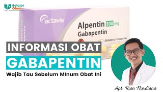 Informasi obat gabapentin yang perlu kamu tau  kegunaan dosis keamanan [upl. by Chipman]