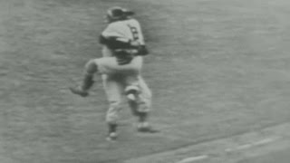 WS1956 Gm5 Scully calls Larsens perfect game [upl. by Leuas]